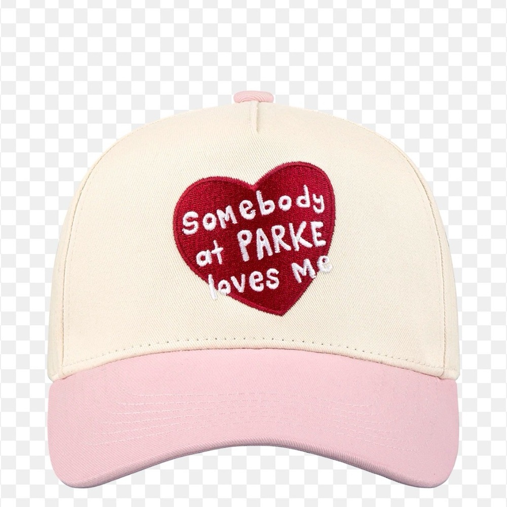 PARKE Somebody Loves Me Pink Hat